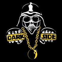Darth Vader rocking bling and dark side swagger