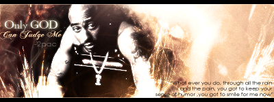 Tupac tribute signature glowing with fiery flair