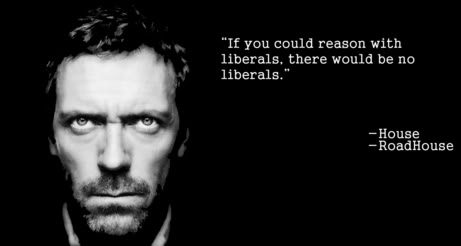 House meme dropping savage liberal logic bomb