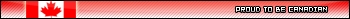 Proud Canadian flag banner from a member's profile