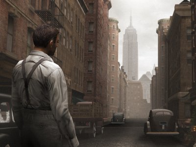 Made Man: gritty city street game screenshot