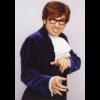 Austin Powers pose, groovy 60s throwback avatar