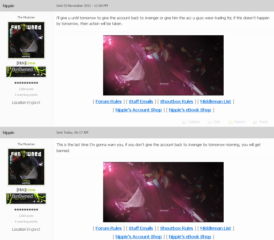Pink abstract GFX signature with hippie watermark