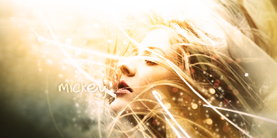 Golden windswept portrait GFX signature, classic forum art style