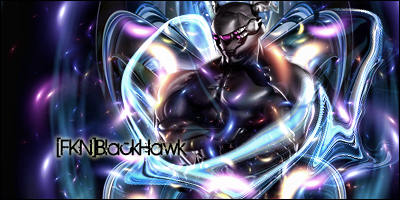 Glowing cyber-warrior signature with electric swirl effects