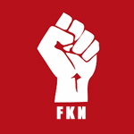 Raised fist logo, the FKN crew emblem