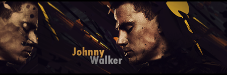 Classic forum GFX signature featuring Johnny Walker