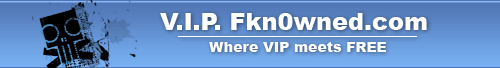 Classic site banner welcoming VIP members to fkn0wned