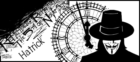 V for Vendetta themed forum signature art