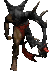 Dark fantasy demon warrior avatar art