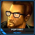 Admin avatar - guy with glasses, forum badge overlay
