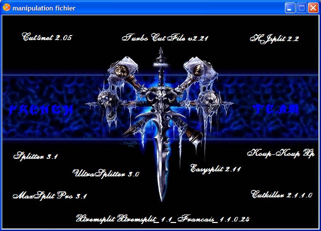 Epic sword-and-skull GFX tool collection menu