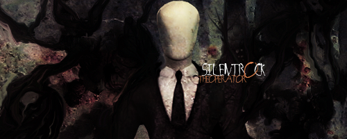 Slenderman GFX signature for SilentRock, Thec0re decorator