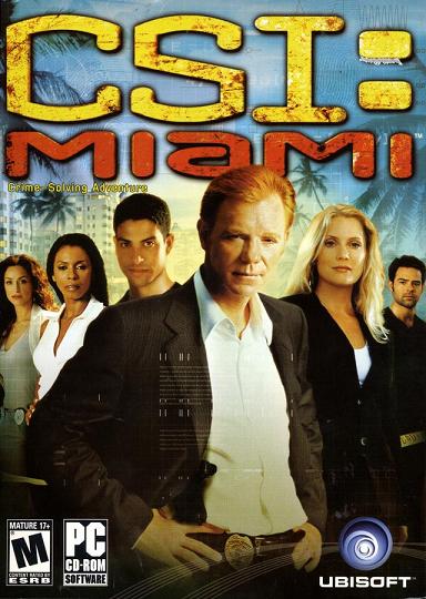 CSI: Miami PC game box art nostalgia