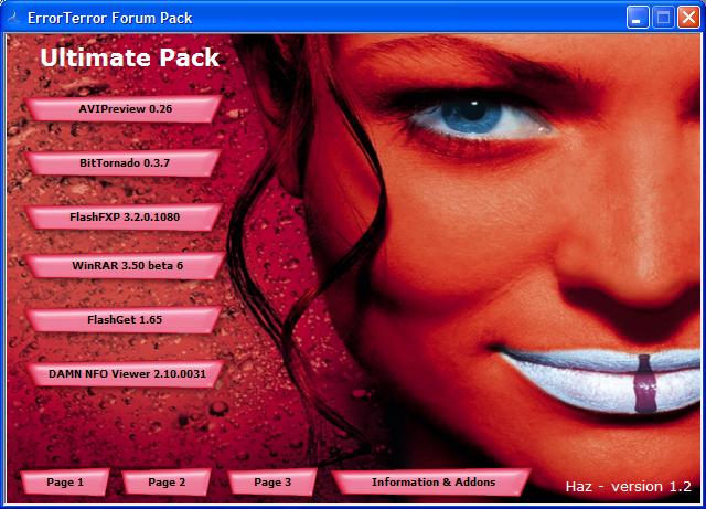 Retro AIO installer pack with edgy background art