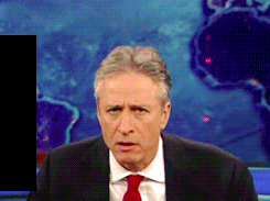 Jon Stewart's skeptical face, forum reaction pic
