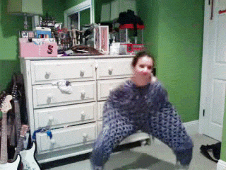 Forum member goofing around in cozy sweater
