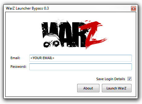 WarZ launcher bypass tool from the hacking scene