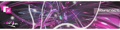 Swirling purple abstract GFX signature battle entry