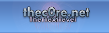 thec0re.net site banner — the next level