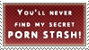 Classic forum joke image warning against snooping