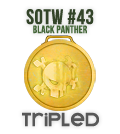 SOTW #43 award coin for Black Panther win