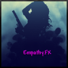 Silhouetted gunslinger art with 'EmpathyFX' signature tag