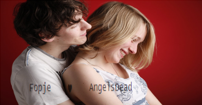 Couple photo GFX with usernames Fopje and AngelsDead