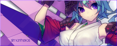 Anime-style GFX signature with purple abstract background