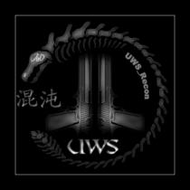 UWS crew emblem with dragon skeleton and kanji