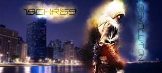 Assassin's Creed-style GFX signature with city skyline glow